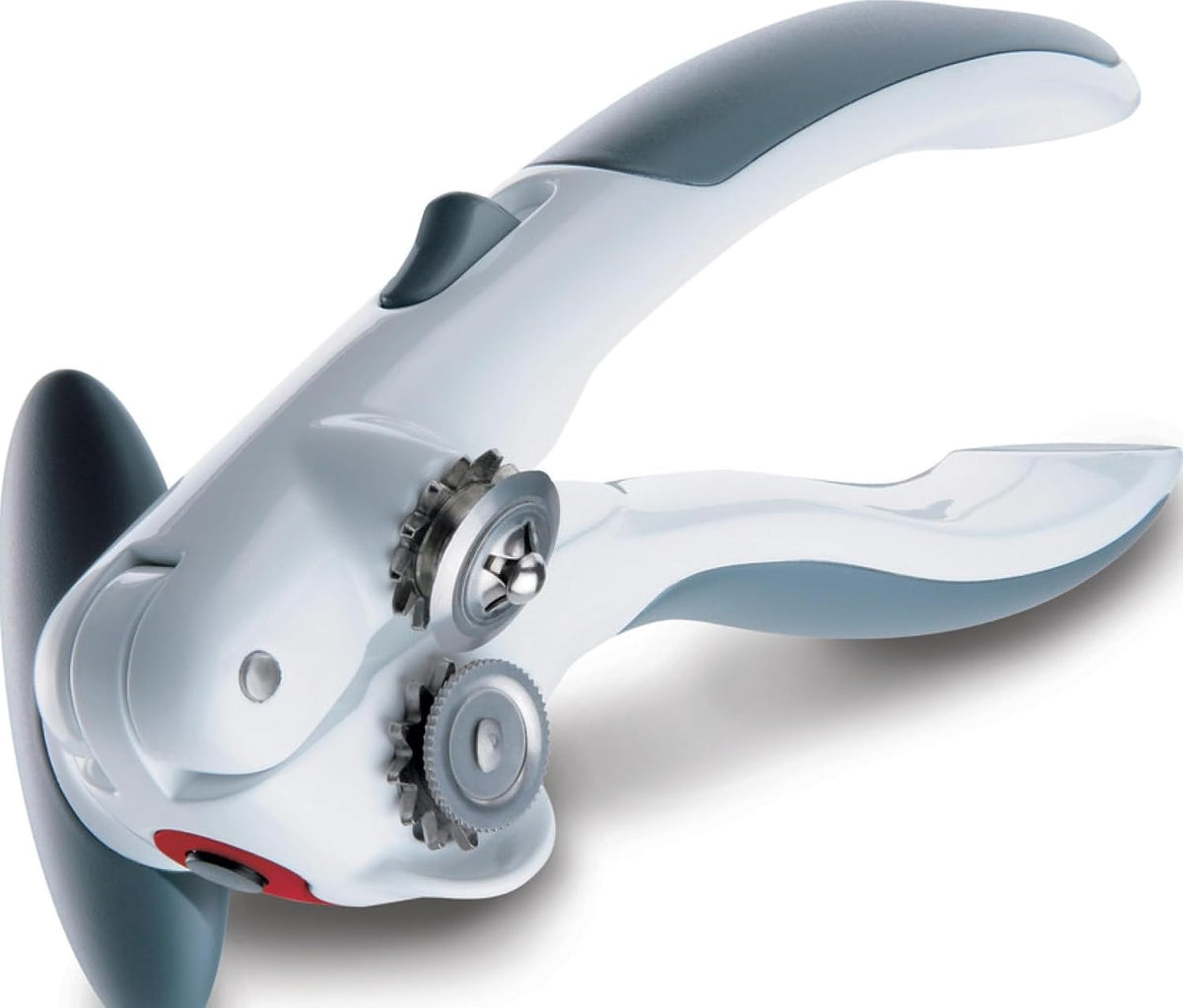 Lock N' Lift Manual Can Opener, Features Lid Lifter Magnet, Green
