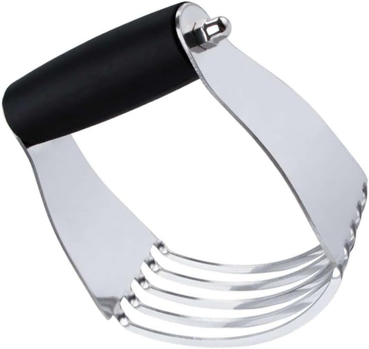 Manual Stainless Steel Dough Cutter Pastry Blender Ergonomic Baking Utensils for Smooth Mixing for Home Bakers Pastry Chefs