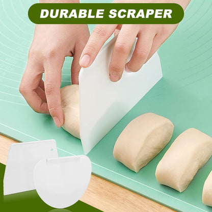6PCS Round Cookie Cutter Stainless Steel Biscuit Cutters For Baking | 2,3,3.5,4,5,6 Inch Metal Ring Cookie Baking Tool Set With Plastic scraper for Baking，Pastry,Donut,Fondant,Cake,Cookie