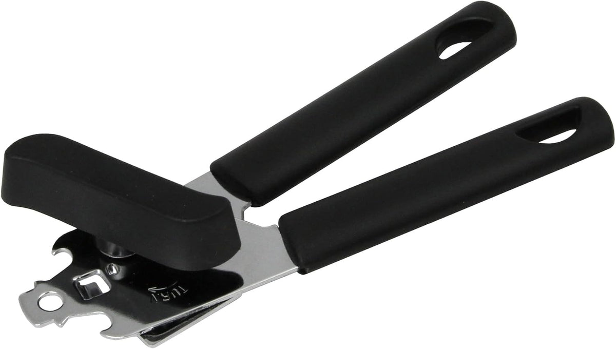 Select Plastic Handle Manual Can Opener, 7.5 inches in Length, Stainless Steel/Black