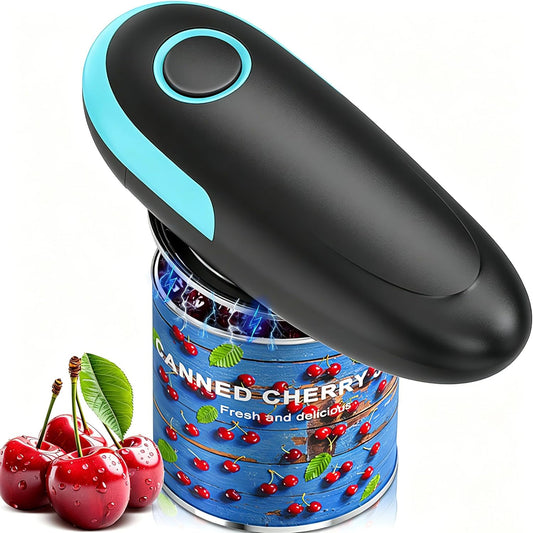 Electric Can Opener, One Touch Hands Free Automatic Can Opener for Weak Hands & Seniors with Arthritis, Food Safe and Smooth Edge Battery Operated Can Openers for Kitchen Fits All Cans Kitchen Gadget