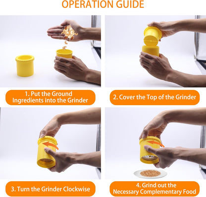 Manual Nut Grinder, Multifunctional, Food-Grade