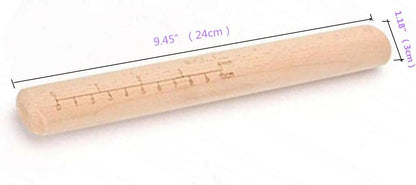 Extra Long Pasta Rolling Pin，31.1×1.38inch/79×3.5cm