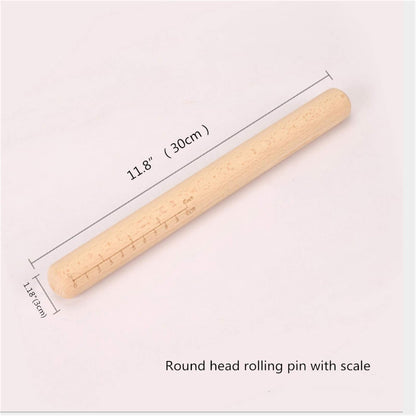 Extra Long Pasta Rolling Pin，31.1×1.38inch/79×3.5cm