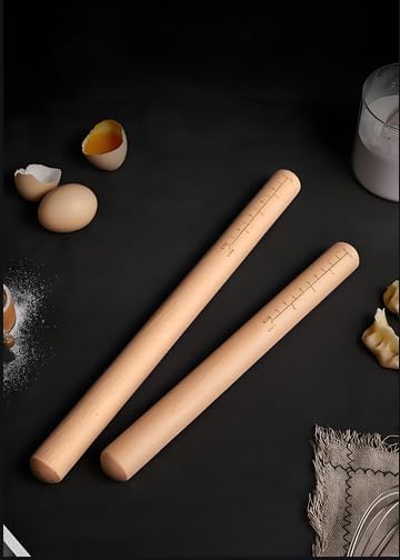 Extra Long Pasta Rolling Pin，31.1×1.38inch/79×3.5cm