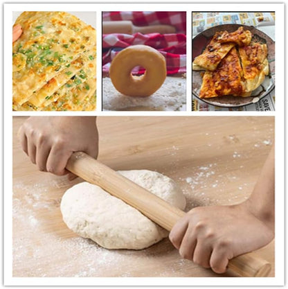 Extra Long Pasta Rolling Pin，31.1×1.38inch/79×3.5cm