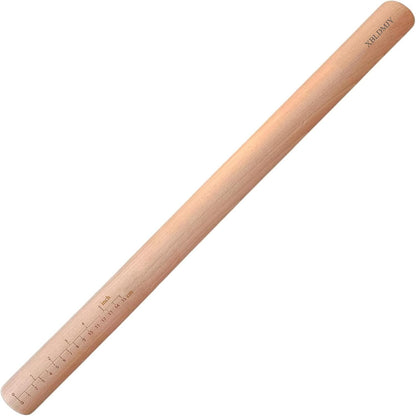Extra Long Pasta Rolling Pin，31.1×1.38inch/79×3.5cm