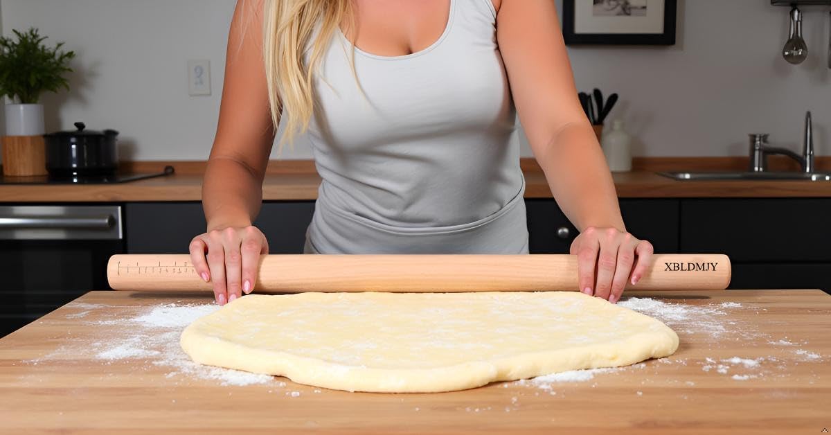 Extra Long Pasta Rolling Pin，31.1×1.38inch/79×3.5cm