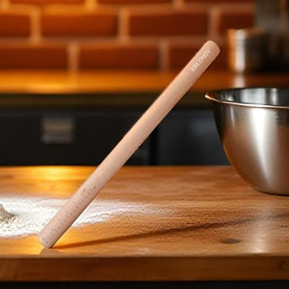 Extra Long Pasta Rolling Pin，31.1×1.38inch/79×3.5cm