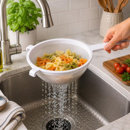 Kitchen Double-Ear Fine Mesh Strainers, 4 Sizes, BPA Free, Non Reactive
