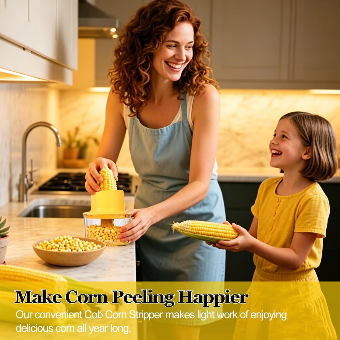 Corn Cob Stripper Tool, Corn Peeler Quickly Remove Kernels From Corn
