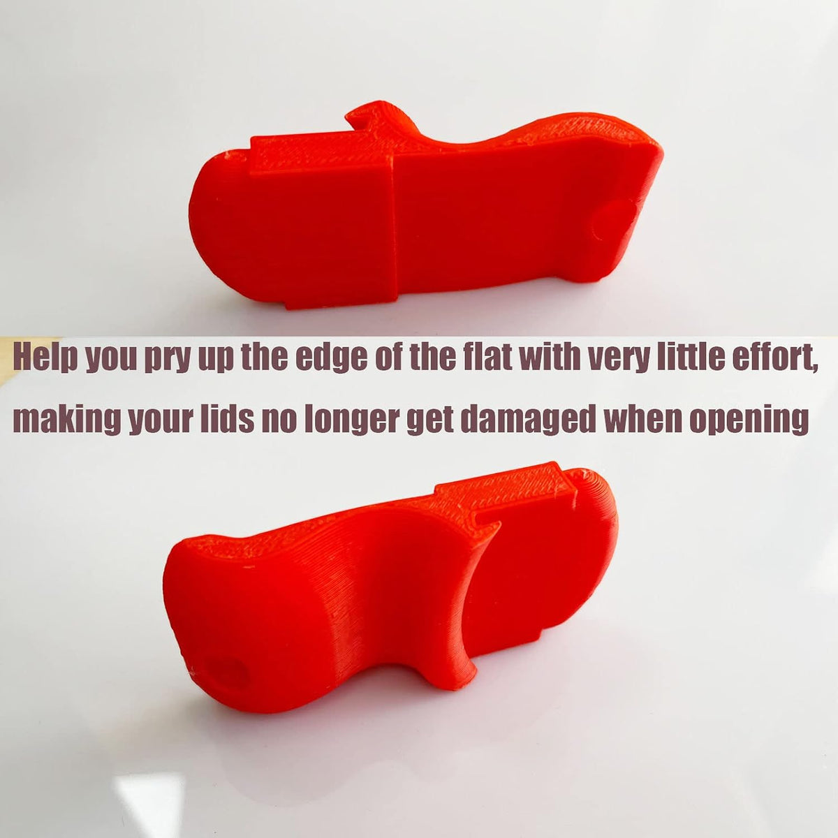 Canning Jar Opener, Mason Jar Opener Canning Tools for Releases Aluminum Vacuum Seal on all Wide Mouth and Regular Mouth Lids,Red