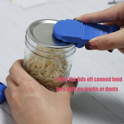 Canning Jar Opener, Mason Jar Opener Canning Tools for Releases Aluminum Vacuum Seal on all Wide Mouth and Regular Mouth Lids,Red