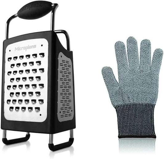 Cut-Resistant Glove with 4 Blade Box Grater