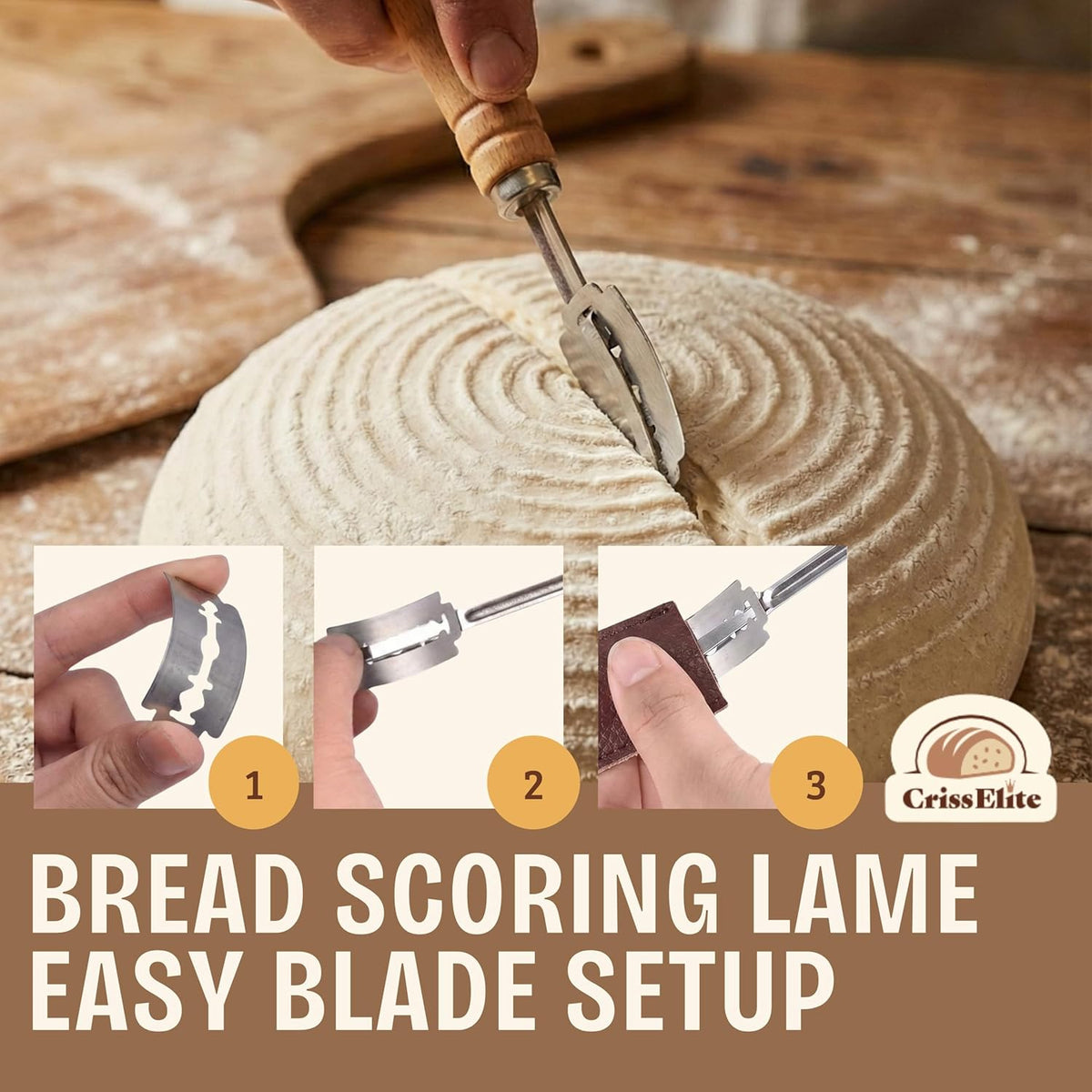 Sourdough Starter Kit – Complete Sourdough Bread Baking Supplies with 24oz Glass Sourdough Starter Jar, 9” Round & 10” Oval Banneton Proofing Basket Set, Sourdough Tools – Artisan Gift for Bakers