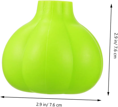 Silicone Garlic Peel Tool for Kitchen Cooking, Green Reusable