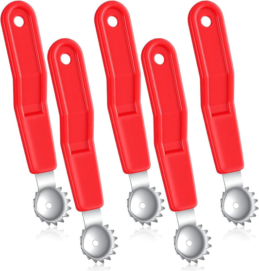 5 Pcs Tomato Corer Tool, Stainless Steel Strawberry Corer Multi-Purpose | Plastic Handle, for Fruit Stem Remover, Kitchen Tool