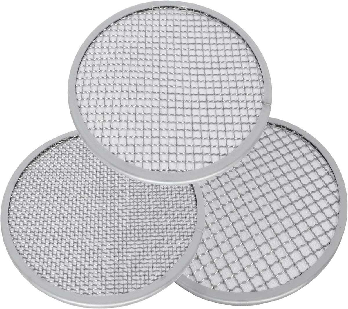 Soil Sifter for Rocks with 3 Sieve Mesh-Sifting Pan for Garden