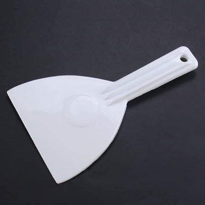 2 Pcs Plastic Handle Scrapers Cake Cream Spatula Dough Pastry Pizza Cutter Baking Food Scrappers for Home Kitchen