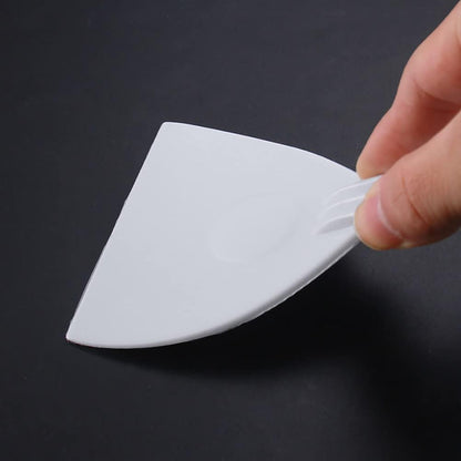 2 Pcs Plastic Handle Scrapers Cake Cream Spatula Dough Pastry Pizza Cutter Baking Food Scrappers for Home Kitchen