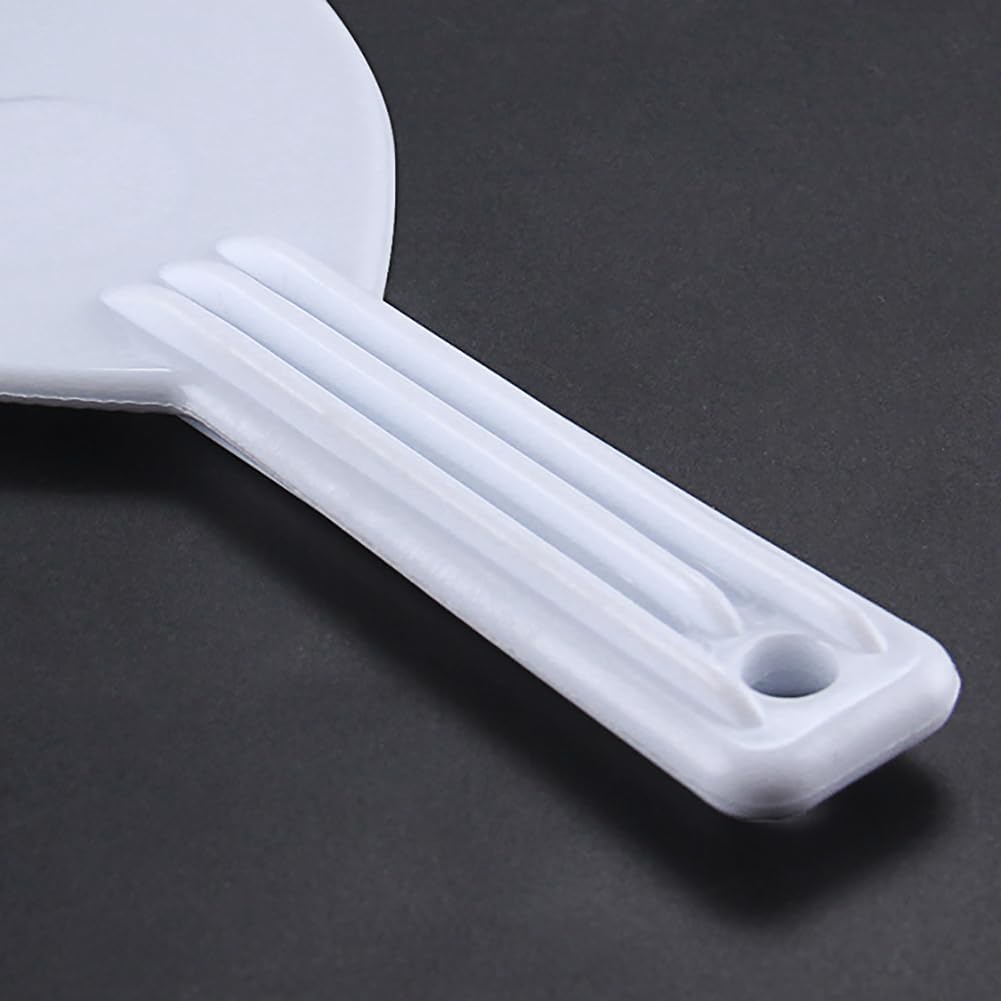 2 Pcs Plastic Handle Scrapers Cake Cream Spatula Dough Pastry Pizza Cutter Baking Food Scrappers for Home Kitchen