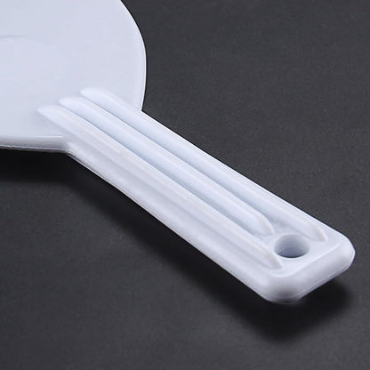 2 Pcs Plastic Handle Scrapers Cake Cream Spatula Dough Pastry Pizza Cutter Baking Food Scrappers for Home Kitchen