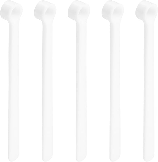 30Pcs Teaspoon Micro Scoops 250 Milligram Mini Powder Scoops Mini Measuring Spoons for Measuring Cosmetics Powders Coffee, White