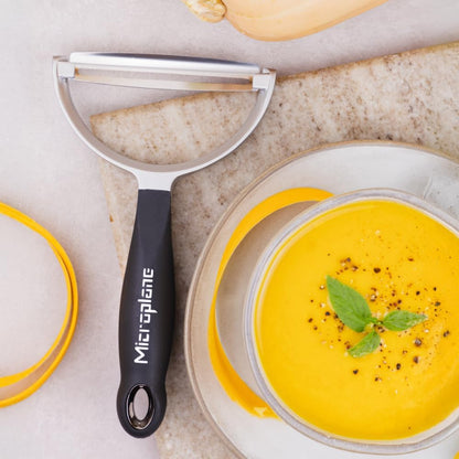 XL Professional Y-Peeler – Extra Wide Stainless Steel Blade Ideal for Potatoes Squash Pumpkin Zucchini and more, Soft-Touch Handle, Dishwasher Safe, Multi-Use Peeler for Vegetables, Fruits