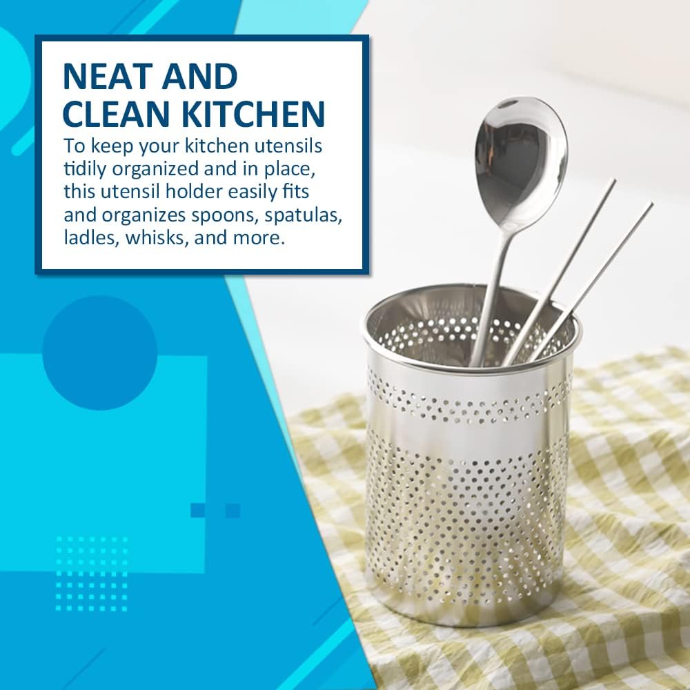 SUS 304 Silverware Basket for Dish Rack, Hanging Utensil Holder