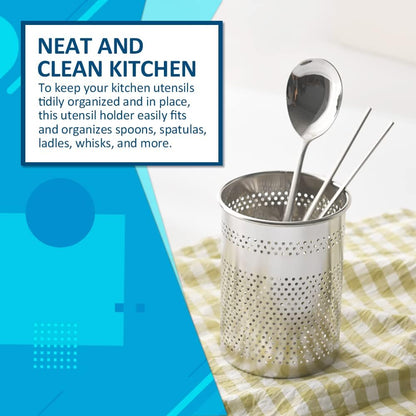 SUS 304 Silverware Basket for Dish Rack, Hanging Utensil Holder