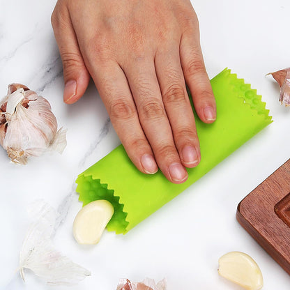 3pcs Silicone Garlic Peeler Tube Roller, Effortless Skin Remover, Garlic Roller, Garlic Rocker, Easy-Clean for Kitchen, Premium Durable Design