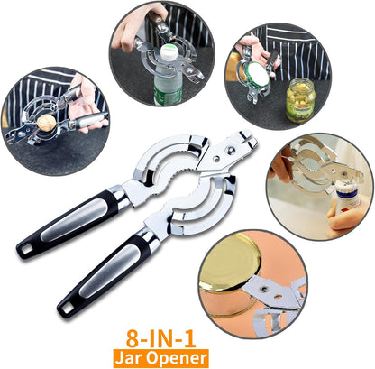 Jar Opener, Multi Bottle Opener for Seniors with Arthritis