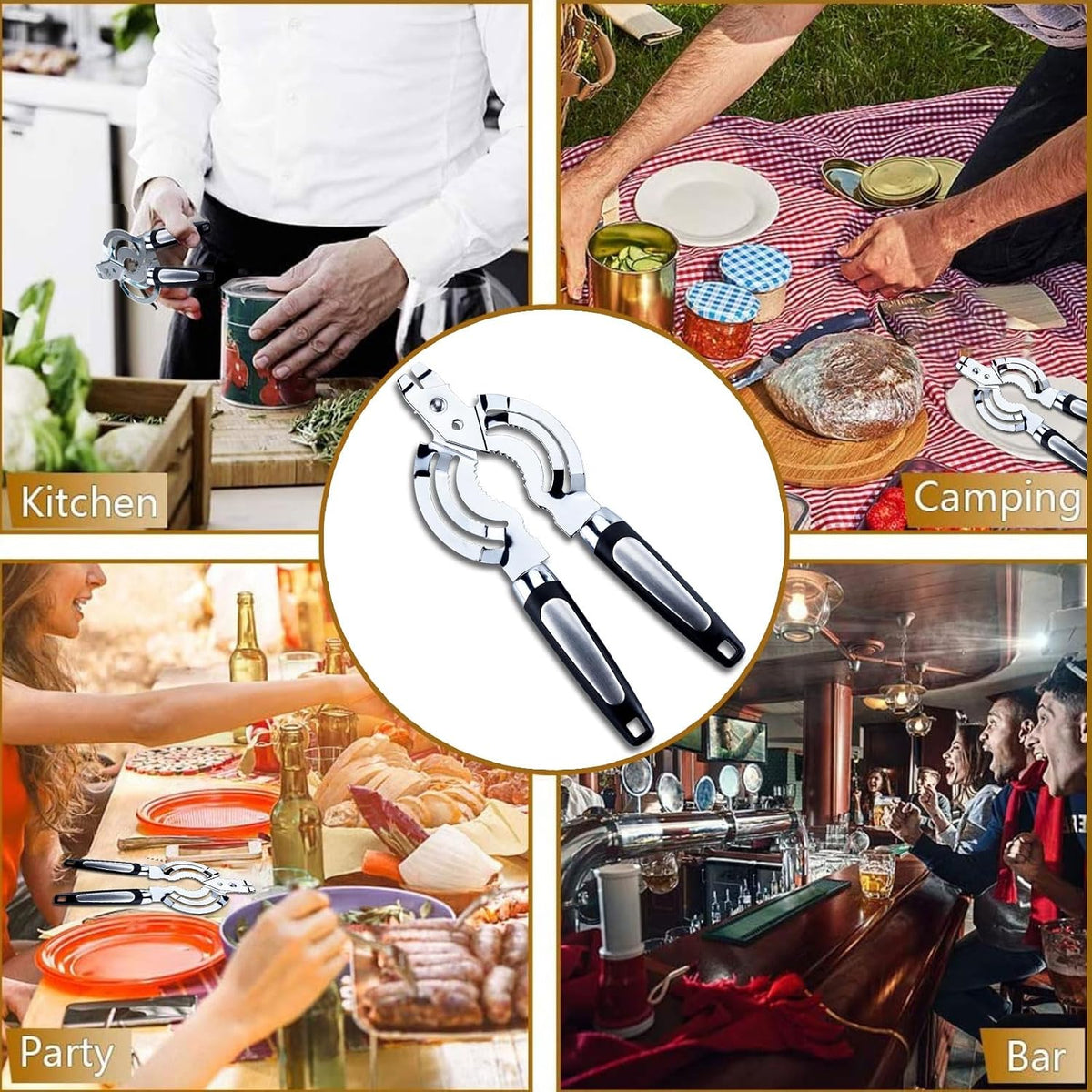 Jar Opener, Multi Bottle Opener for Seniors with Arthritis