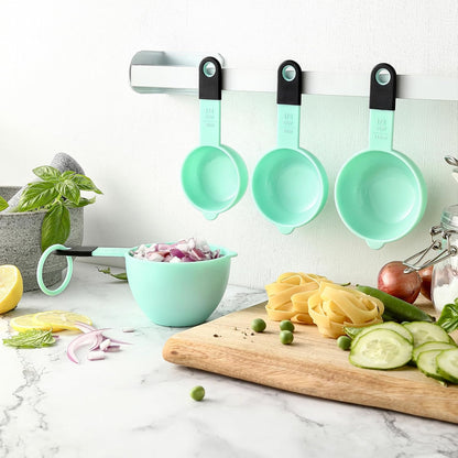 Magnetic Measuring Cups and Spoons Set of 9 - Mint