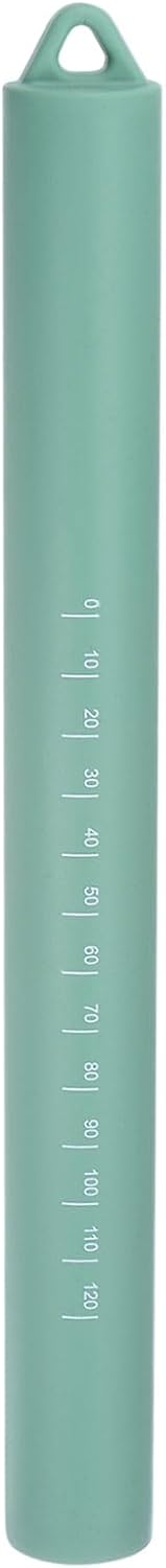 Silicone Rolling Pin 10" Silicone Surface Non-Stick Stainless Steel Inner Core Dough Roller Kitchen Roller for Baking Pastry Pizza Fondant Bread, Green