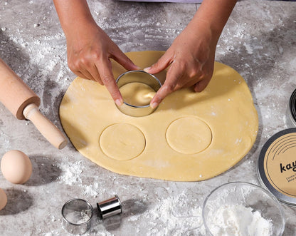 Round Cutters in Graduated Sizes, 304 Stainless Steel, 12 Pc Set (Plain Edge)