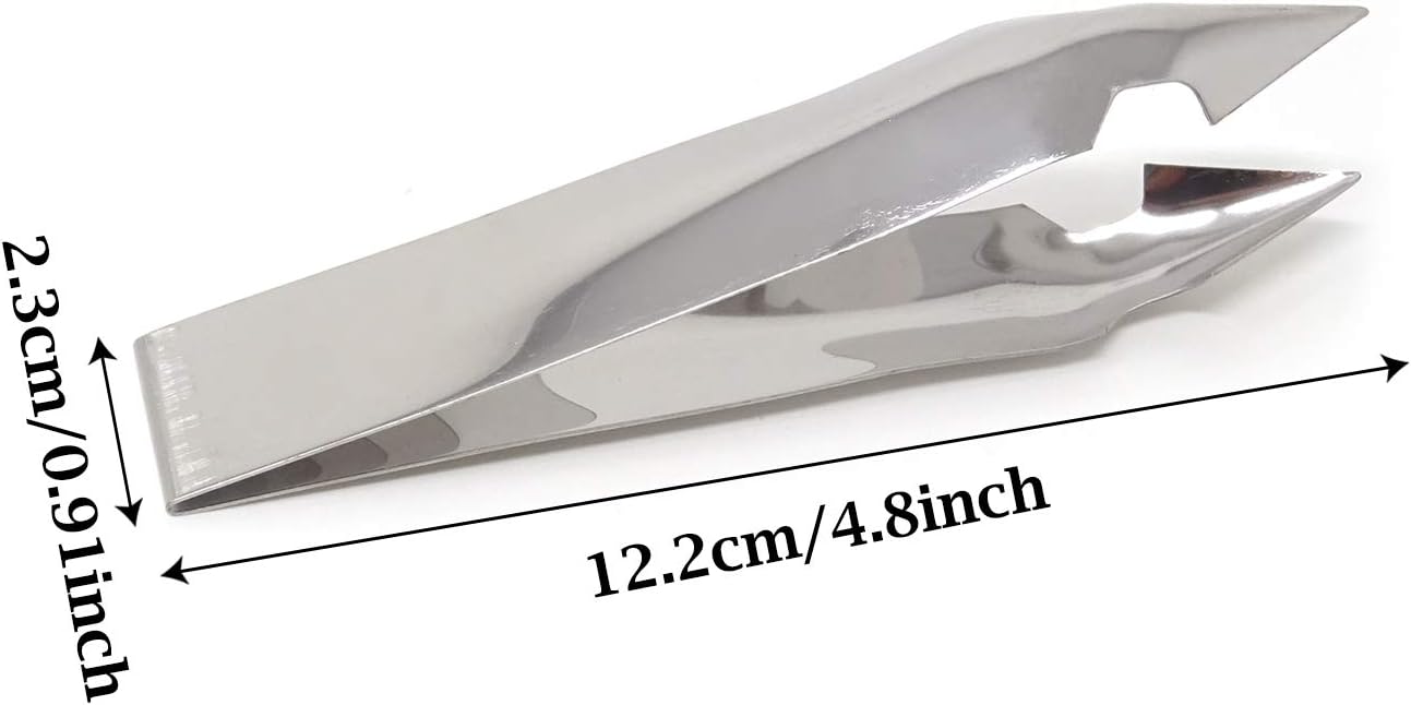 2PCS Stainless Steel Pineapple Eye Remover Pineapple Seed Clip for Kitchen
