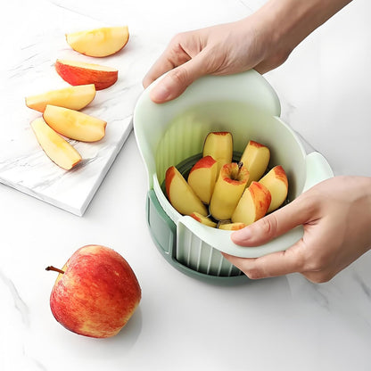 Stainless Steel Apple Corer, Red T-Handle