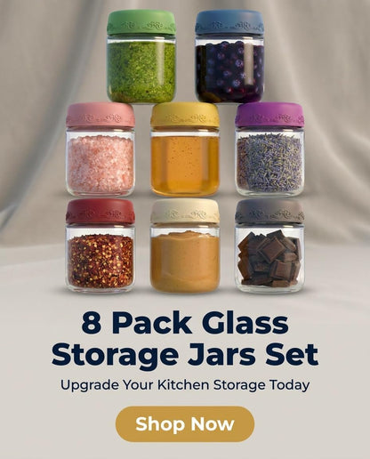 4 OZ Salad Dressing Jar 8 Pack, Airtight Leakproof Bulk Small Glass Sauce Jar with Lids, Reusable for Lunch Box, Bento, Travel & Meal Prep(4 OZ-8Pack)