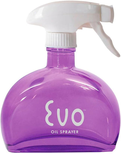 Evo Glass Oil Sprayer, Non-Aerosol For Olive Oil, Cooking Oils And Vinegars, Green, 6-Ounce Capacity, For Grilling, Roasting, Air Frying, Baking And Salad Prep