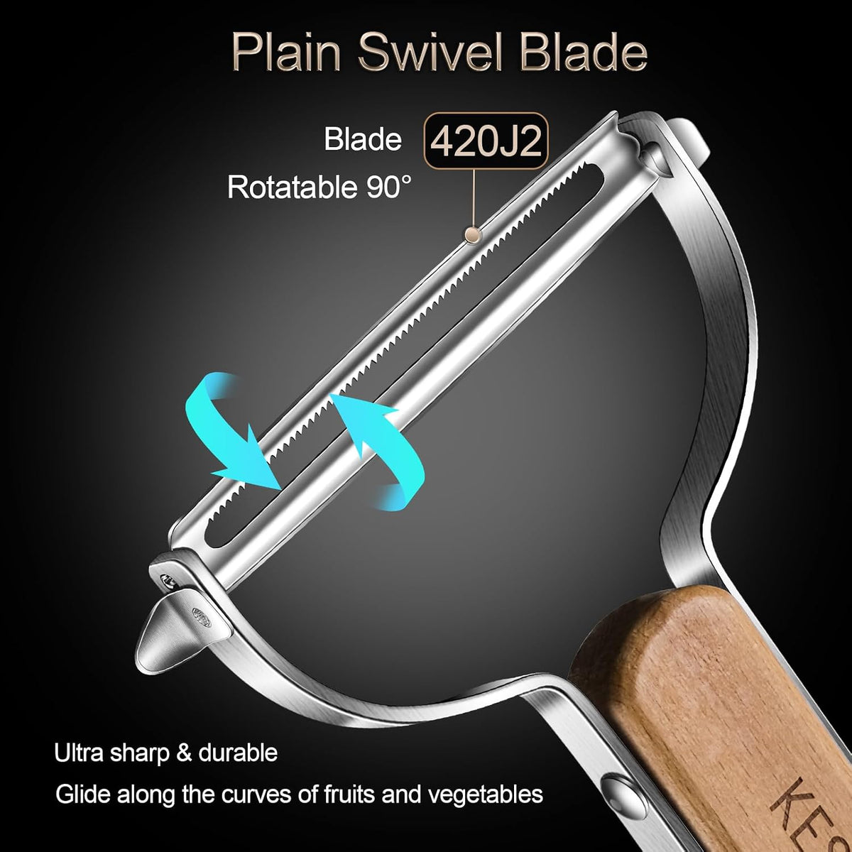 Cabbage Peeler for Kitchen, 3.54-inch Wide-Mouth