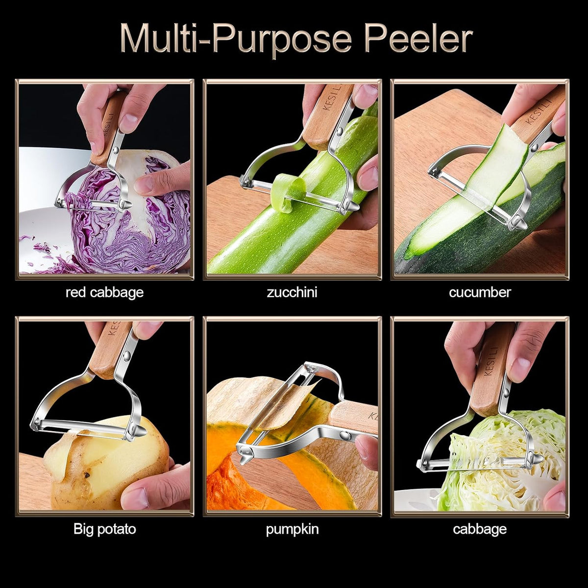 Cabbage Peeler for Kitchen, 3.54-inch Wide-Mouth