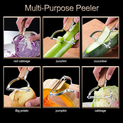 Cabbage Peeler for Kitchen, 3.54-inch Wide-Mouth