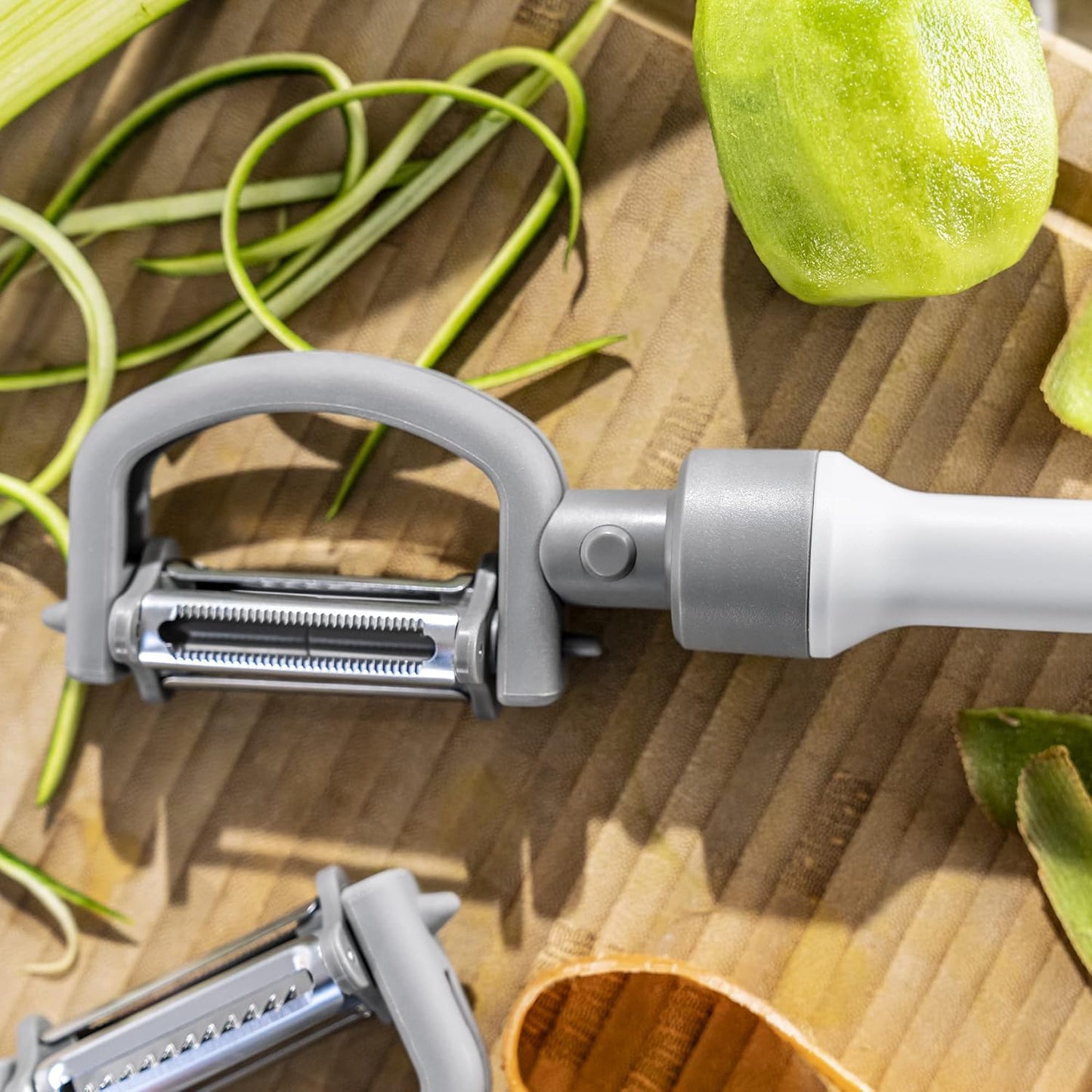 Z-Cut 5 in 1 Peeler, Grey Plastic