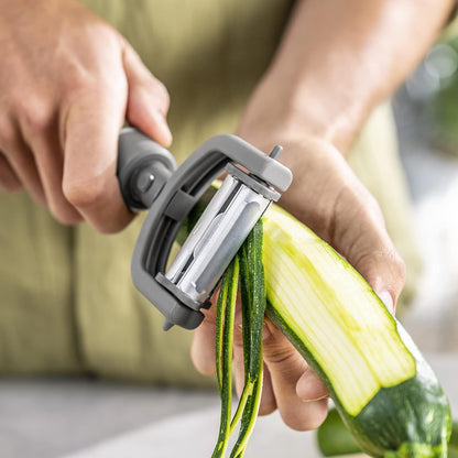 Z-Cut 5 in 1 Peeler, Grey Plastic