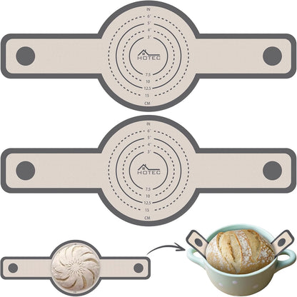 2 Pcs Silicone Bread Sling for Dutch Oven, 0.7MM Thickened Heat Resistant to 500°F Non-Stick Baking Mat with Long Handle Easy to Transfer Sourdough Bread, Dutch Oven Liners Baking Supplies