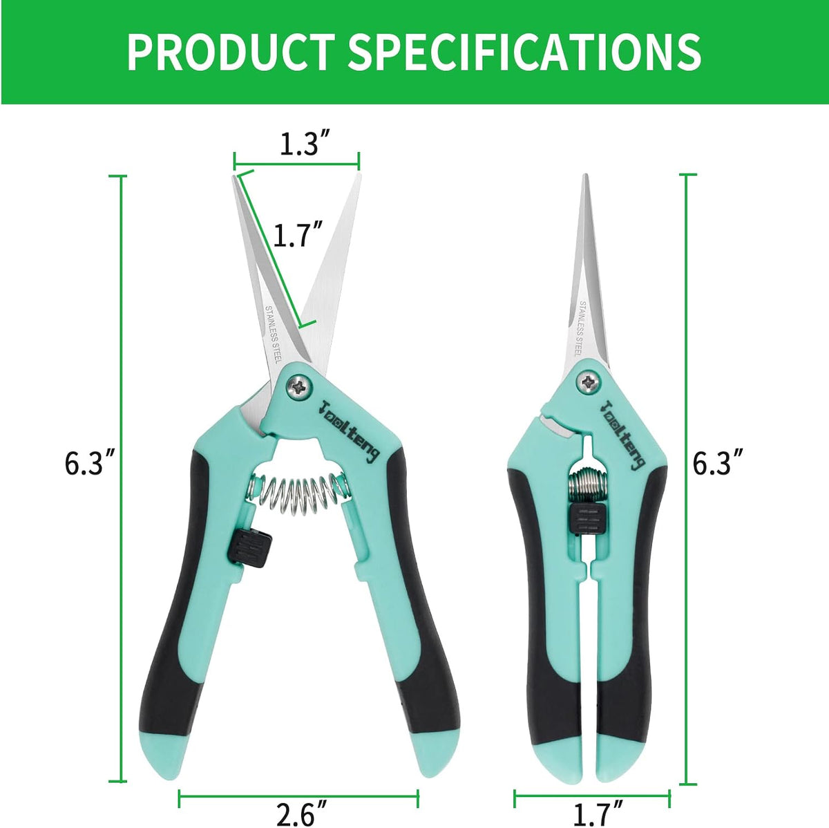 1 Pack Pruning Shears with Curved Blades, Garden Trimming Scissors, Gardening Hand Pruning Snips Titanium Coated Precision Bonsai Pruning Shears, Efficient Flower Cutters (Pink)