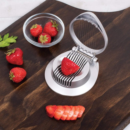 Kitchen Deluxe Mushroom and Egg Slicer, Stainless Steel Wires