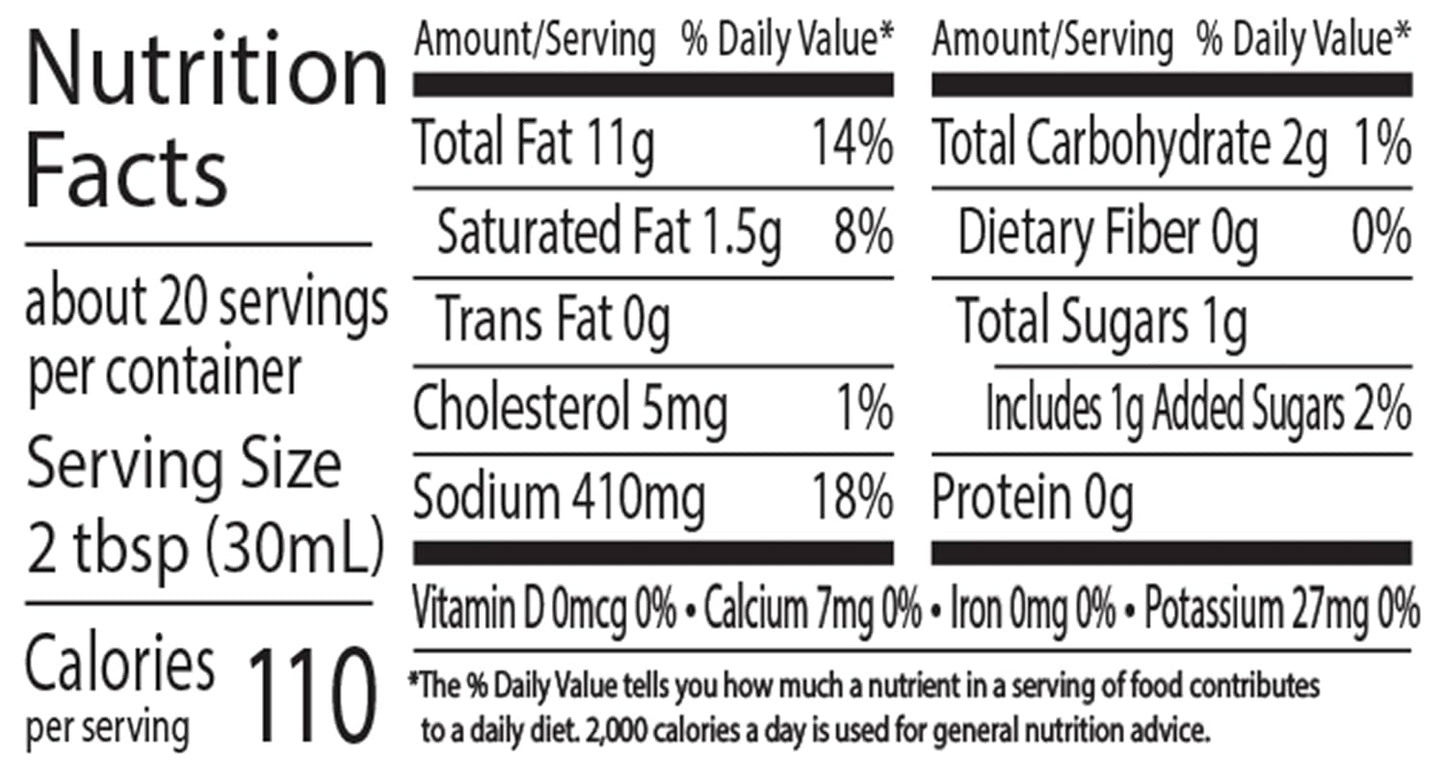 Buffalo Ranch Dressing, 20 FZ