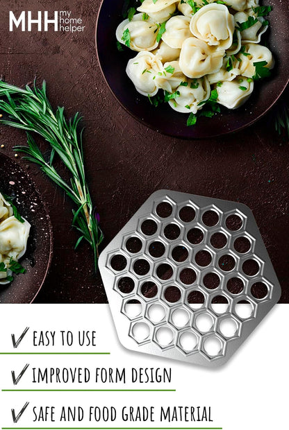 Russian Ravioli Maker Dumplings Mold Pelmeni Metal Mold Siberian Pelmeni Meat Dumpling Maker Machine Ravioli Cutter 1302439